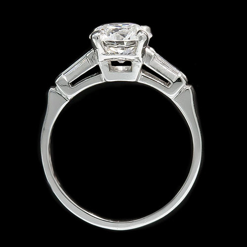4 Carat 3 Stone Natural Earth Mined Diamond Ring