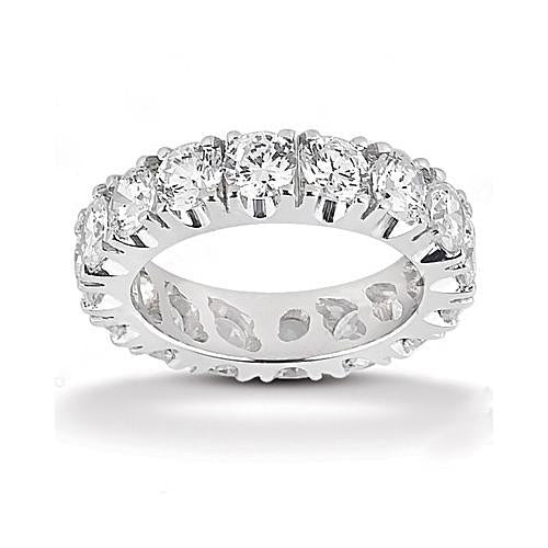 4 Carat Genuine Diamonds Eternity Engagement Band