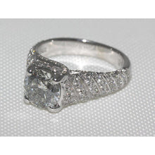 4 Carat Genuine Diamonds Micro Pave Anniversary Ring White Gold
