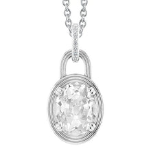 4 Carat Real Diamond Lock Style Pendant