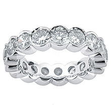 4 Carats Genuine Diamonds White Gold Eternity Engagement Band New