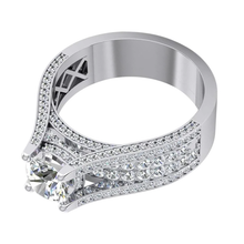 4 Carats Ladies Real Natural Earth Mined Diamond Engagement Ring Gold 14K