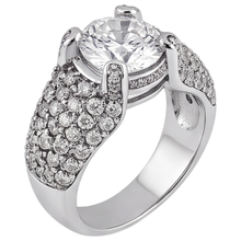 4 Carats Natural Earth Mined Diamond White Gold 14K Engagement Ring