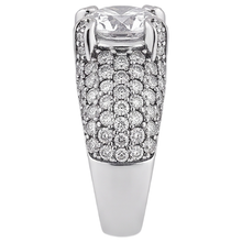 4 Carats Natural Earth Mined Diamond White Gold 14K Engagement Ring