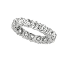 4 Carats Real Diamond Eternity Band 14K White Gold Jewelry New