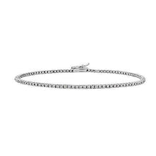 4 Carats Round Prong Set Natural Diamond Tennis Bracelet White Gold 14K
