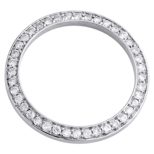 4 Ct Ladies Custom Real Diamond Bezel To Fit Datejust Or Date 36 Mm Watch