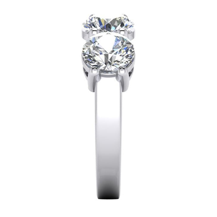 4 Stone Round Diamond Ring