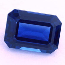 Natural Royal Blue Sapphire Loose Sapphires Natural 4 ct 14K White Gold – main view