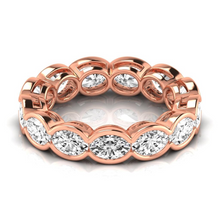 Bespoke Eternity Band 4.29 ct – front view