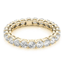 Diamond Eternity Band – side view