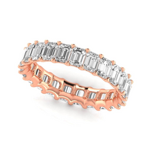 Handcrafted Eternity Band 0.20 ct – side view