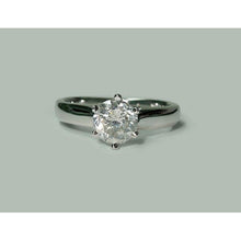 1.30 Carat Natural Earth Mined Diamond Solitaire Ring White Gold 14K