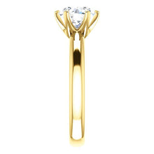 1.50 Ct. Round Brilliant Yellow Gold Solitaire Ring Natural Earth Mined Diamond
