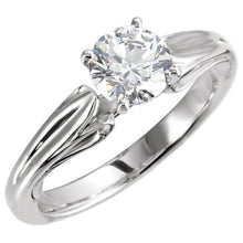 1.50 Carat Round Brilliant Natural Earth Mined Diamond Solitaire Ring Prong Setting
