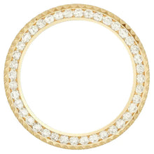 44 Mm Yellow Gold 14K Real Custom VVS1 Diamond Bezel To Fit Rolex Day Date Watch 6 Ct.