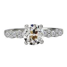 Fine Diamond Proposal Ring 4-ct 14 Karat White Gold – main view
