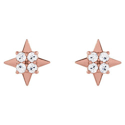 Starburst Stud Earrings – Brilliant Diamond 0.50 ct 14 Karat