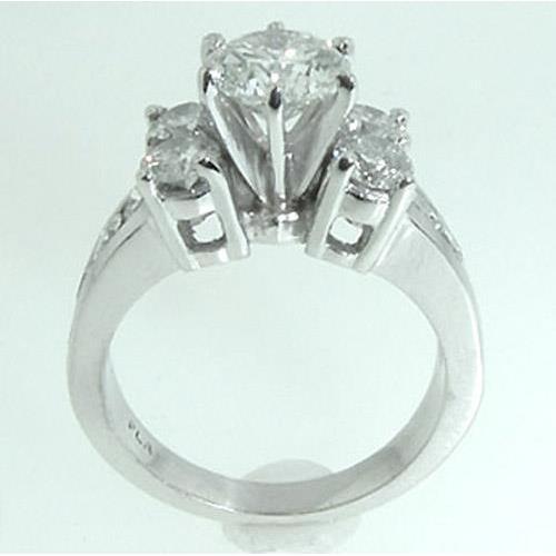 4.01 Ct. White Natural Diamond Ring Engagement Ring