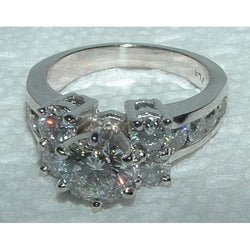 4.01 Ct. White Natural Earth Mined Diamond Ring Engagement Ring