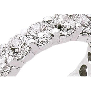 4.25 Carats Natural Diamond Eternity Engagement Band Jewelry New