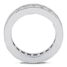 4.40 Carats Princess Real Diamond Eternity Wedding Band