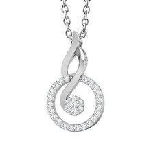 4.5 Carats Natural Brilliant Cut Diamonds Pendant Necklace White Gold 14K