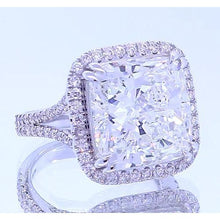 4.50 Carats Cushion Natural Diamond Halo Anniversary Jewelry