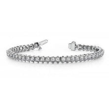 4.50 Carats Prong Set Round Real Diamond Tennis Bracelet Solid White Gold