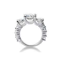 4.51 Carat Real Diamond Anniversary Ring Women White Gold 14K