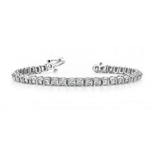 4.56 Ct Women Bezel Setting Natural Earth Mined Diamonds Tennis Bracelet