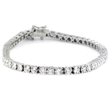 4.65 Ct Real Round Cut Diamond Tennis Bracelet