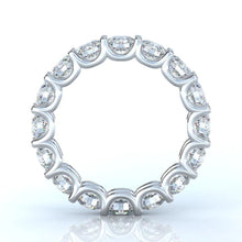 4.80 Carats Round Real Diamond Eternity Wedding Band Jewelry