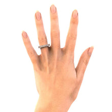 4.80 Carats Round Real Diamond Eternity Wedding Band Jewelry