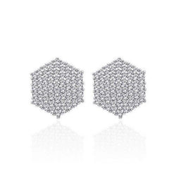 4.80 Ct Round Brilliant Cut Genuine Diamonds Ladies Studs Earrings White Gold