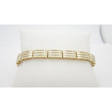 4.90 Carats Small Brilliant Cut Natural Diamonds Mens Bracelet Yg 14K