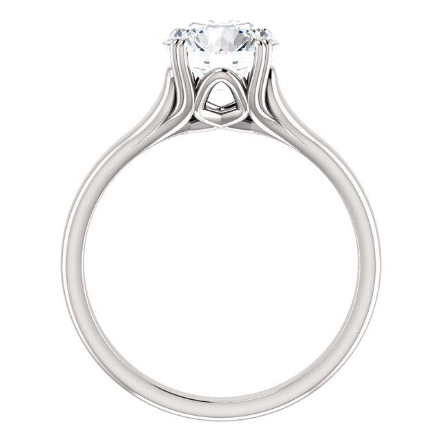 1.50 Ct Prong Setting Round Brilliant Natural Earth Mined Diamond Solitaire Ring