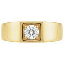 Sparkling Solitaire Ring 1.50 ct – angle view
