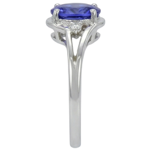 5.10 Ct Oval Cut Tanzanite Ring With Natural Earth Mined DIAMOND ( NOT LAB GROWN ) Jewellery White Gold 14K