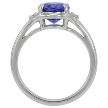 5.10 Ct Oval Cut Tanzanite Ring With Natural Earth Mined DIAMOND ( NOT LAB GROWN ) Jewellery White Gold 14K