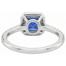 5.30 Carats Tanzanite With Natural Earth Mined Diamonds Ring 14K White Gold