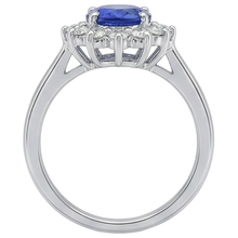 5.60 Ct Tanzanite And Natural Earth Mined Diamonds Wedding Ring White Gold 14K