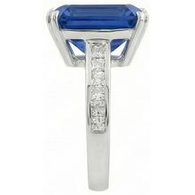 5 Carat Ceylon Emerald Sapphire Natural Earth Mined Diamond Ring
