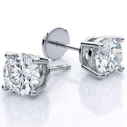 5 Carat Genuine Diamond Earrings
