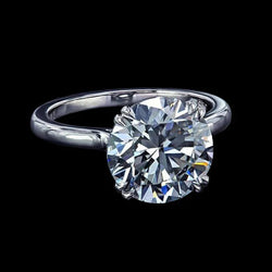 5 Carat Natural Diamond Solitaire Ring