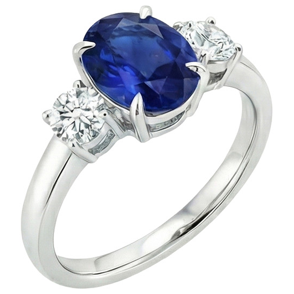 5 Ct Sapphire Anniversary Ring