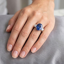 5 Ct Sapphire Anniversary Ring