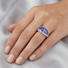 5.51 Carat Sri Lankan Sapphire Natural Earth Mined DIAMOND ( NOT LAB GROWN )s Beautiful Ring White Gold 14K