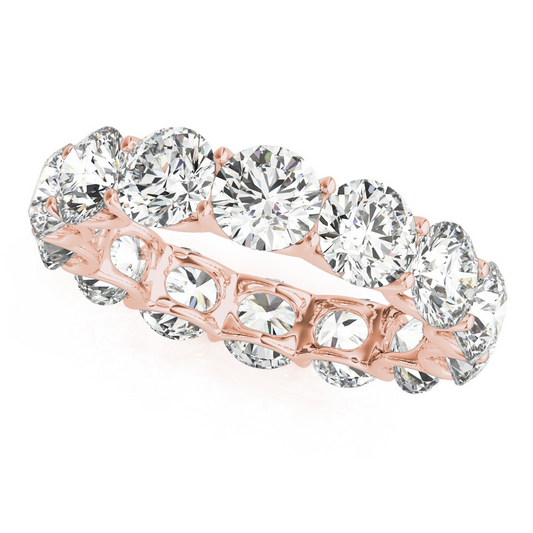 Eternity Band 14K Rose Gold with Brilliant Diamond – main view