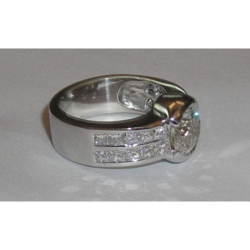 5.01 Carat Engagement Ring With Accents Natural 
